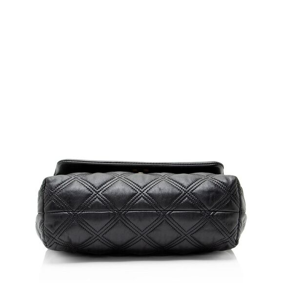 Tory Burch Quilted Leather Fleming Soft Shoulder Bag - Picture 4 of 10